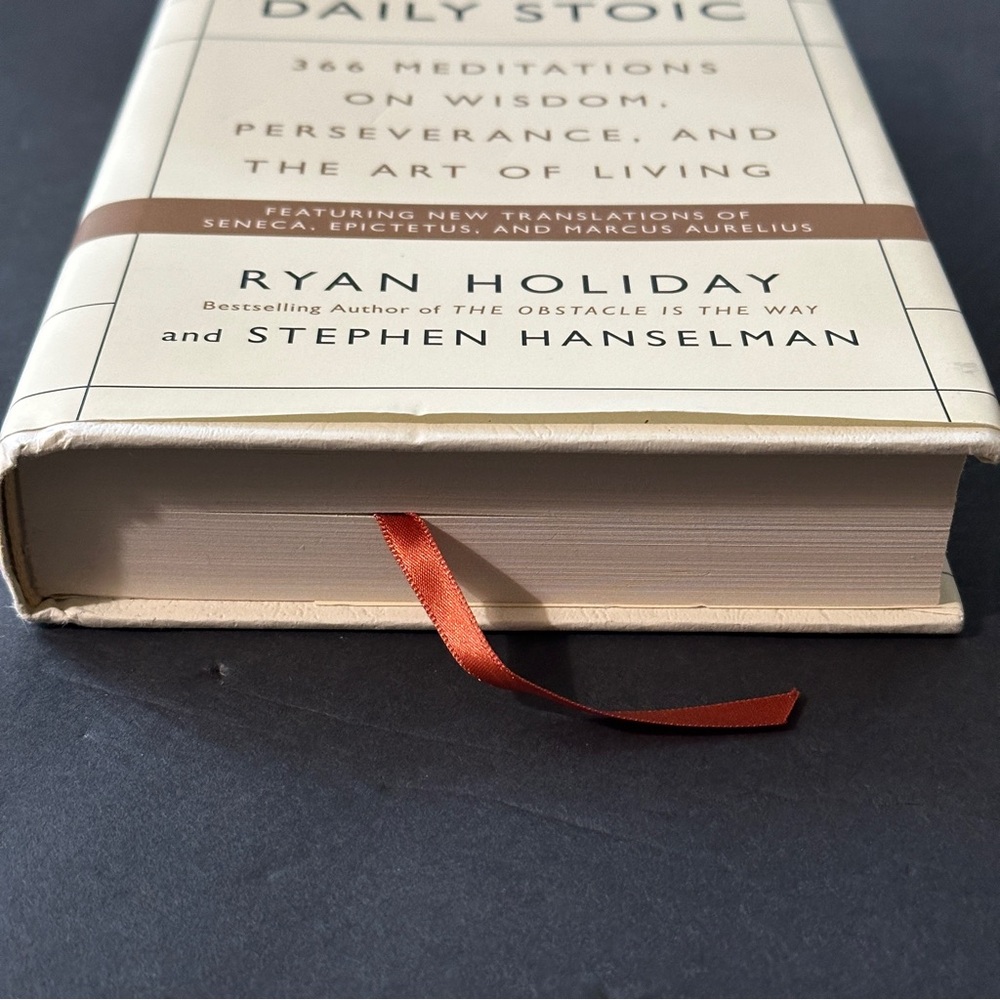 The Daily Stoic by Ryan Holiday | Self-Help, Philosophy | Hardcover Book - Picture 6 of 11